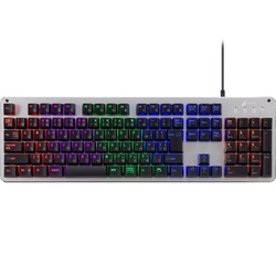 Cyber Gadget CY-P5GMKBSR-SL Red Axis Silver Keyboard Small