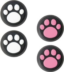 CYBER Gadget Cyber Gadget CYBER Analog Stick Cover Neko Nyan for PS5 CY-P5ASCN4-BK Videogame Accessory Small