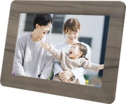 Digital Photo Frame Green House GH-WDF10A-WN Walnut Camera Accessory Small