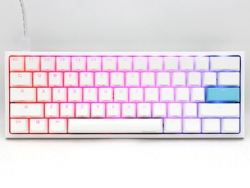 Duckychannel One 2 Pro Mini dk-one2-pro-rgb-mini-pw-silver White Keyboard Small