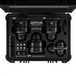 DZO-G28K3ALPLI with the DZOFILM Gnosis Macro 24mm/32mm/65mm T2.8 feet indication bundle hardware case Camera Lens small