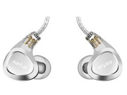 EH100 Silver Earphone Headphone Small