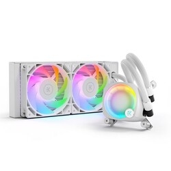 EK Water Blocks EK-Nucleus AIO CR240 Lux D-RGB White CPU Fan small