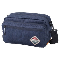 Camera Bag Etsumi Buckler Waist Shoulder E-3522 Blue Small