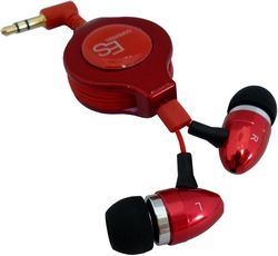 EXCEL SOUND EH-R37RD red Earphone Headphone Small