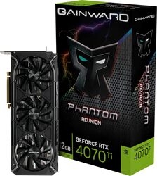 GAINWARD GeForce RTX 4070 Ti Phantom Reunion NED407T019K9-1046P PCIExp 12GB Graphic Card Small