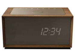 GENEVA GENEVA TIME DIGITAL Walnut Bluetooth Speaker Small