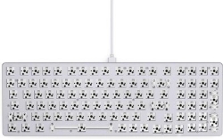 Glorious PC Gaming Race Glorious GMMK 2 Full Size Barebones GLO-GMMK2-96-RGB-W White Keyboard Small