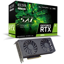 Graphic Card ELSA ELSA GeForce RTX 3060 S.A.C /L GD3060-12GERSH PCIExp 12GB