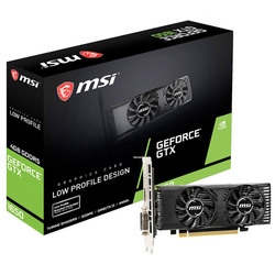 Graphic Card MSI GeForce GTX 1650 4GT LP PCIExp 4GB