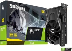 Graphic Card ZOTAC GAMING GeForce GTX 1650 OC GDDR6 ZT-T16520F-10L PCIExp 4GB