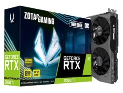 Graphic Card ZOTAC GAMING GeForce RTX 3060 Ti Twin Edge OC LHR ZT-A30610H-10MLHR PCIExp 8GB