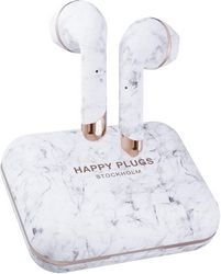 HAPPY PLUGS AIR1 PLUS EARBUD WHITE MARBLE Earphone Headphone Small