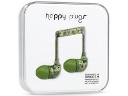 HAPPY PLUGS IN-EAR Unik Edition CAMOUFLAGE Earphone Headphone Small