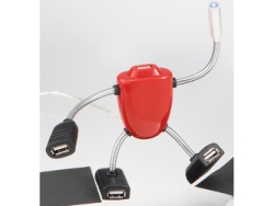 USB Hub Healthy KHP-011 red Small