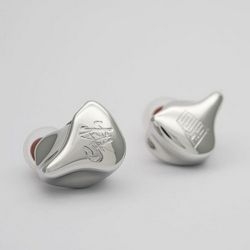 Heart Field Heart Field silver crane Earphone Headphone Small