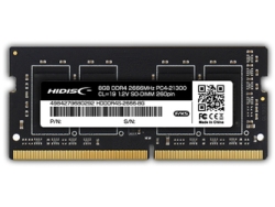 HI pieces HDDDR4S-2666-8G SODIMM DDR4 PC4-21300 8GB Memory Small