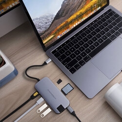 USB Hub HYPER HyperDrive 8in1 SLIM USB-C Hub HP15581 Small