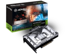 Inno3D GeForce RTX 4080 SUPER ICHILL FROSTBITE C408S-166XX-1870FB PCIExp 16GB Graphic Card Small