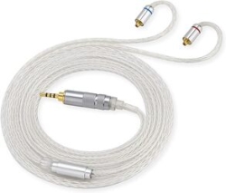 Earphone Cables ITOHYA SoundsGood WhiteSnake Series WS-MB micromini plug (4 poles) ⇔ MMCX 1.2m Small