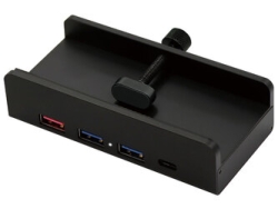 ITPROTECH IPT-CLAMP4HUB-BK USB Hub Small