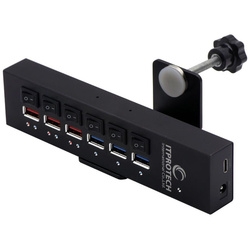 ITPROTECH IPT-POWER6HUB-BK2 USB Hub Small