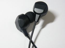 JAPAEAR 39-maru JE-390-B black Earphone Headphone Small