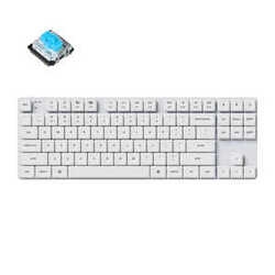 Keychron K1 SE Wireless Mechanical Keyboard White LED K1SE-A2Z-US Blue axis Keyboard Small