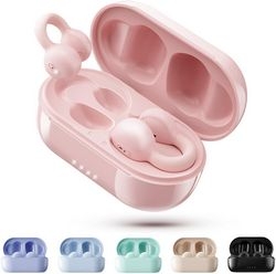 KING LUCKY i20 Pink Earphone Headphone Small