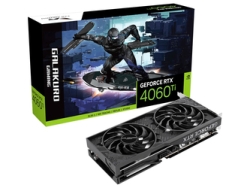 KUROUTOSHIKOU GALAKURO GAMING GG-RTX4060Ti-E8GB/OC/DF PCIExp 8GB Graphic Card Small