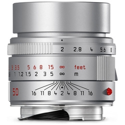 Camera Lens Leica APO-SUMMICRON-M 50mm f/2 ASPH. Silver Small