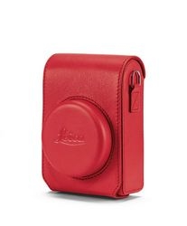 Camera Case Leica C-LUX Leather Case 18847 Red Small