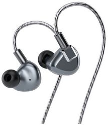 LETSHUOER S12 Silver Earphone Headphone Small