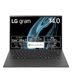 LG Electronics LG gram 14Z90S-MA78J2 Obsidian Black Notebook Small