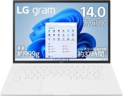 LG electronics LG gram 14ZB90R-MR54J1 Snow white Notebook small