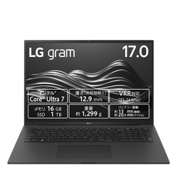 LG Electronics LG gram Pro 17Z90SP-MA78J Obsidian Black Notebook Small