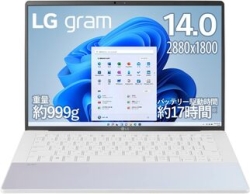 LG electronics LG gram Style 14Z90RS-KA74J aurora white Notebook small