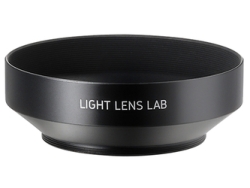 LIGHT LENS LAB LS39 B black paint white carved seal Camera Lens Hood small