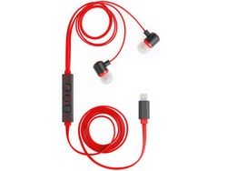 Links ICEP-LT-04 RE red Earphone Headphone Small