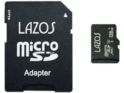 LMT Lazos L-B128MSD10-U3 128GB SD Card small