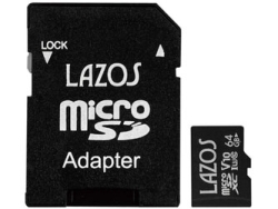 LMT Lazos L-B64MSD10-U3V10 64GB SD Card small