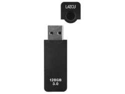 LMT Lazos L-US128-CPB 128GB Black USB Flash Drive Small