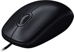 Mouse Logicool Corded Mouse M100n M100nBK black Small