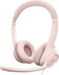 Logicool H390rRO Rose Headset Small