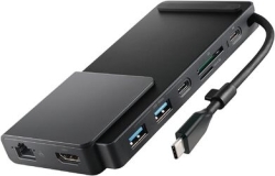 Logitech LHB-PMP8U3PS Space Gray USB Hub Small