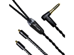 Earphone Cables Luminox Audio Kilowatt Jet Black LNA-KILJB-MMCX-44L 4.4mm balance (5 poles) ⇔ MMCX 1.2m Small