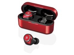 M-SOUNDS MS-TW33RD Red x Black Silver Earphone Headphone Small