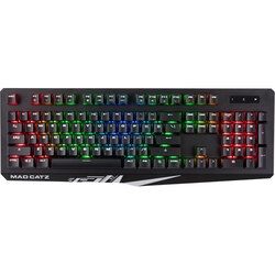 Keyboard Mad Catz S.T.R.I.K.E. 4 RGB Mechanical Gaming Keyboard KS13MMUSBL000-0J red