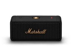 Marshall Emberton Black and Brass Bluetooth Speaker Small