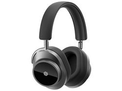 MASTER  Small DYNAMIC MW75 Gunmetal/Black Leather Earphone Headphone Small